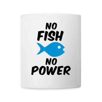 No fish no power - Mug - white - Front