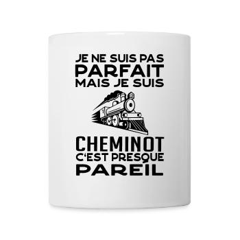 cheminot 2 - Mug blanc - blanc - Devant