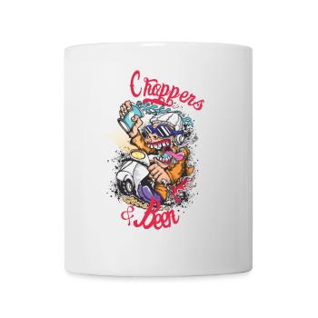 Les hélicos Équipe Scooter Singe - Mug blanc - blanc - Devant