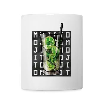 Mojito carré écriture - Mug blanc - blanc - Devant