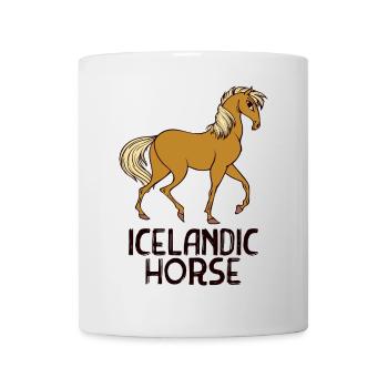 Isländer Pferde Pferdenarr Islandpferde Spruch - Tasse - Weiß - Vorne