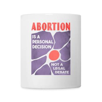 Pro Choice Poster - 60s Vintage Graphic - Mug - white - Front