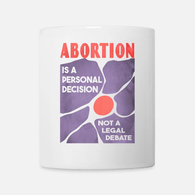 Pro Choice Poster - 60s Vintage Graphic - Mug - white