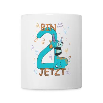 Zwei Jahre alt - Tasse - Weiß - Vorne
