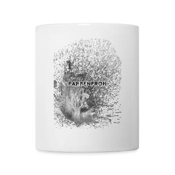 FARBENFROH Splatter Noir - Tasse - Weiß - Vorne