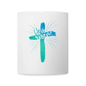 Il est ressuscité - Mug blanc - blanc - Devant