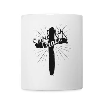 Saved by Grace - Tasse - Weiß - Vorne