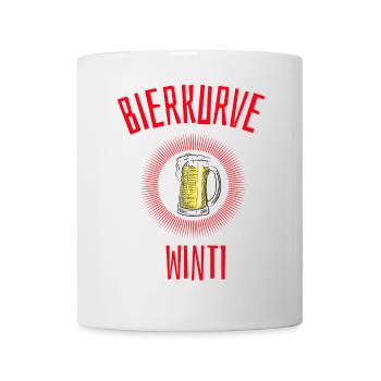 Bierkurve, FC Winterthur, Winterthur - Tasse - Weiß - Vorne