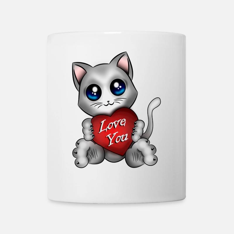 The kitten loves you - Mug - white
