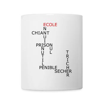 Mots fléchés - Mug blanc - blanc - Devant