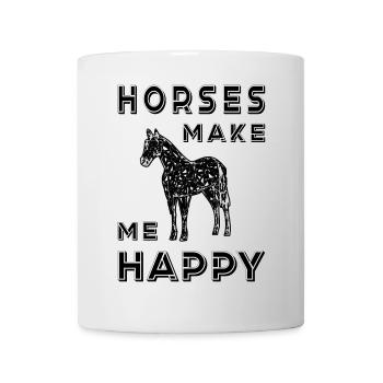 Horses Horse Love, I Love Horses Pony - Mug - white - Front