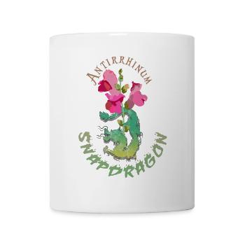 Dragon Flowers - Mug - white - Front