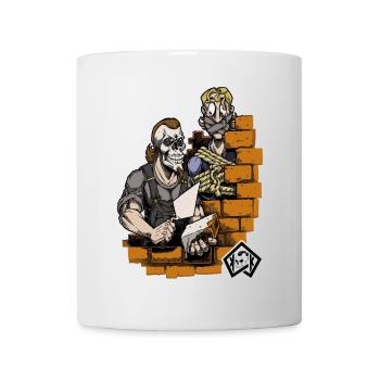 Maurer, Maurermeister, Handwerker, Bautechniker - Tasse - Weiß - Vorne