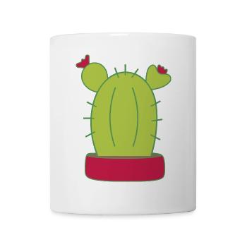 Cactus, cactus, plantes succulentes, plantes - Mug blanc - blanc - Devant