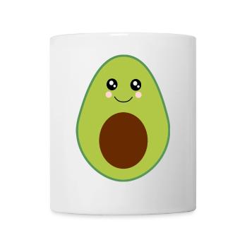 Kawaii, fruits, vegetables, vegan, avocado - Mug - white - Front