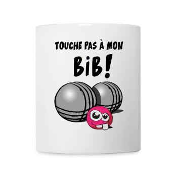 touche pas a mon bib - Mug blanc - blanc - Devant