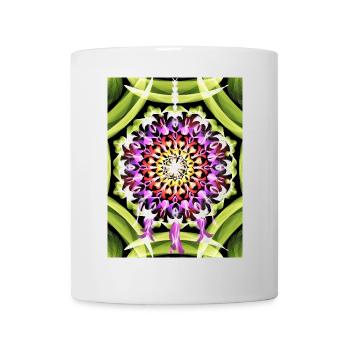 Dreamcatcher flower mandala - Mug - white - Front