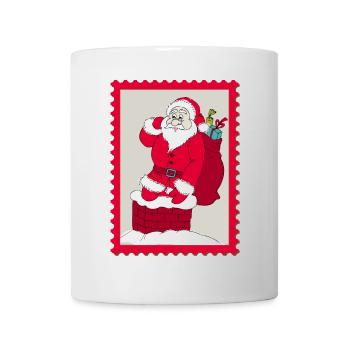 Noël père, Noël, papa Noël - Mug blanc - blanc - Devant
