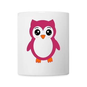 Cadeau de t-shirt hiboux kawaii mignons - Mug blanc - blanc - Devant