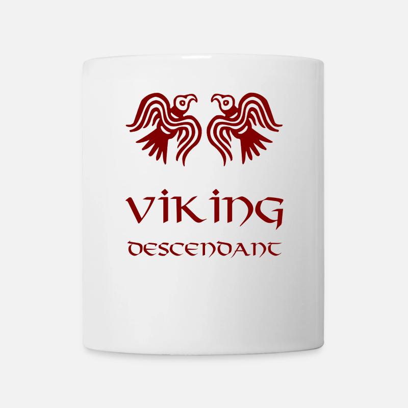 Wikinger-Nachfahre Rost - Tasse - Weiß