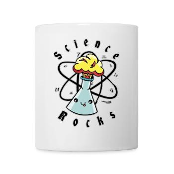 Wissenschaft Rockt - Tasse - Weiß - Vorne