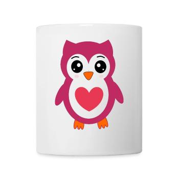 Valentinstag Pink Heart, Valentinstag - Tasse - Weiß - Vorne