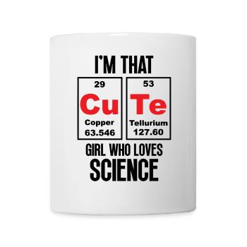 I'm That Cute Girl Who Loves Science - Mug - white - Front