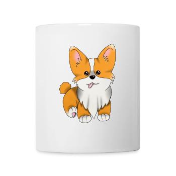 1 1 Corgi Blank - Tasse - Weiß - Vorne