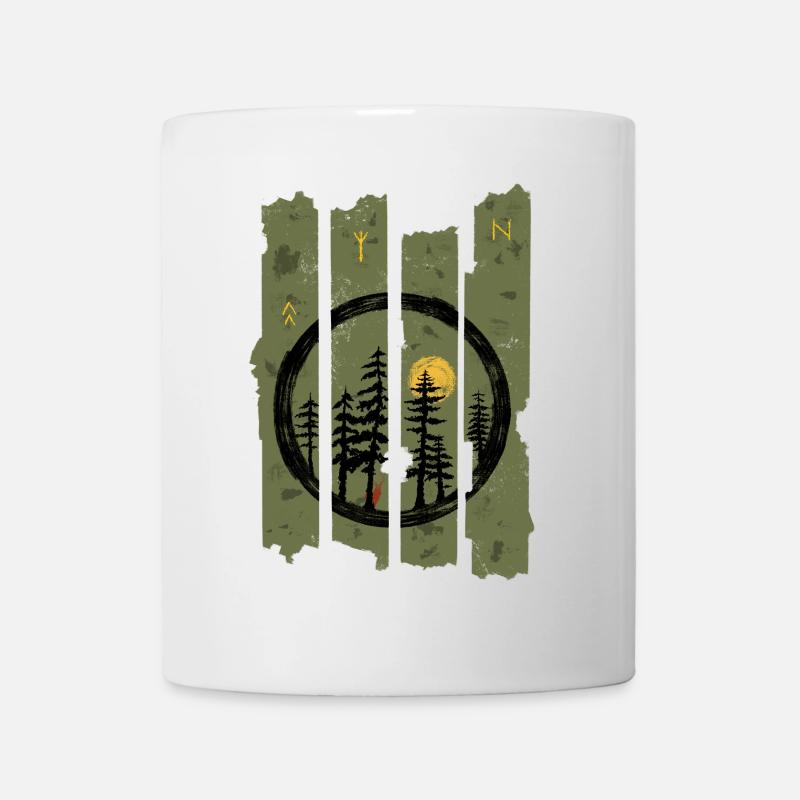 Forêt de runes - Mug blanc - blanc