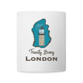 Londres, Trinity Buoy Lighthouse, Pixel Art - Mug blanc - blanc - Devant
