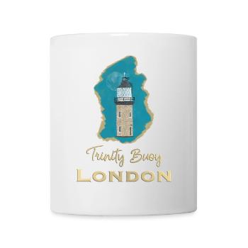 Londres, Trinity Buoy Lighthouse, Pixel Art - Mug blanc - blanc - Devant