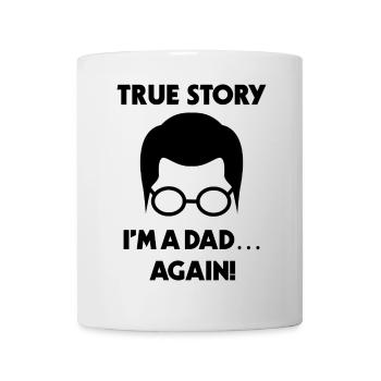 Pregnant Parents Dad Family Happiness Baby Statement - Mug - white - Front