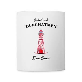 Leuchtturm Den Oever, Niederlande - Tasse - Weiß - Vorne
