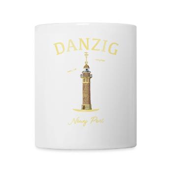Danzig, Leuchtturm - Tasse - Weiß - Vorne
