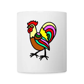 Hahn - Tasse - Weiß - Vorne