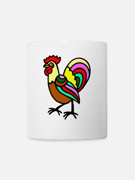 Hahn - Tasse - Weiß