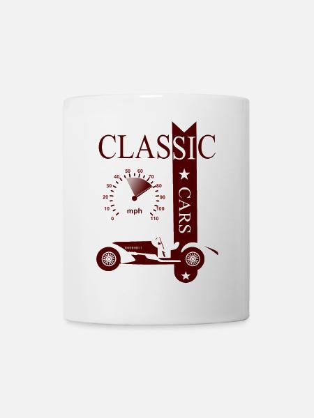 Vintage Classic Car - Tasse - Weiß