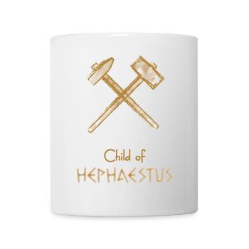 Child of Hephaestus – Percy Jackson inspired desig - Mug - white - Front