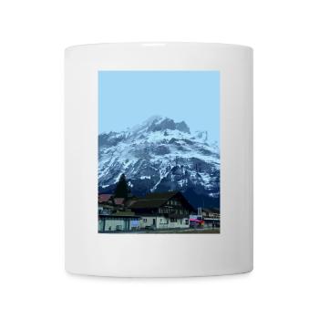 Swiss Mountains - Grindelwald Valley - Tasse - Weiß - Vorne
