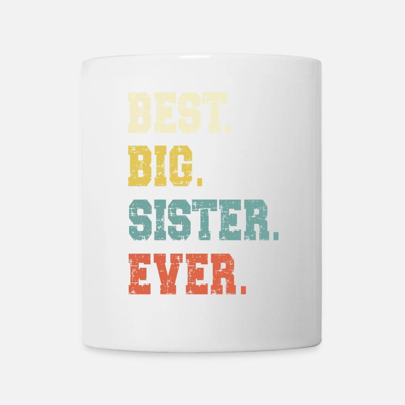Grosse Schwester - Tasse - Weiß