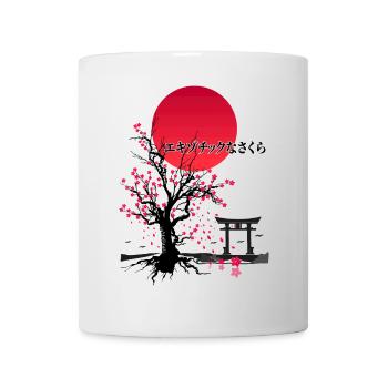 EXOTIC SAKURA TORII GATE - Mug - white - Front
