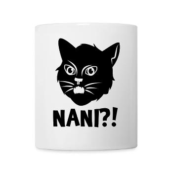 Manga Katze Anime Popkultur Zeichentrick Spruch - Tasse - Weiß - Vorne