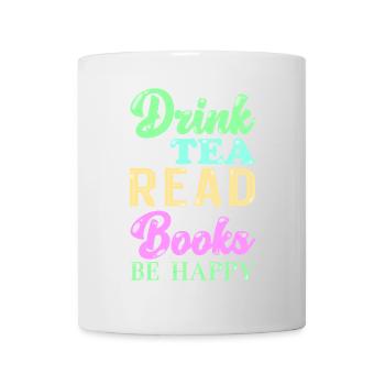 Reading Books Tea - Mug - white - Front