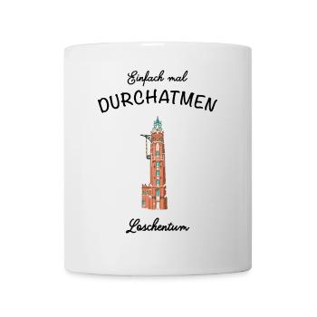 Bremerhaven, phare Loschenturm - Mug blanc - blanc - Devant