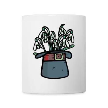Hat Spring Garden Nursery Snowdrop Eco - Mug - white - Front