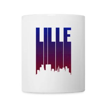 Lille Skyline Gradient - Tasse - Weiß - Vorne