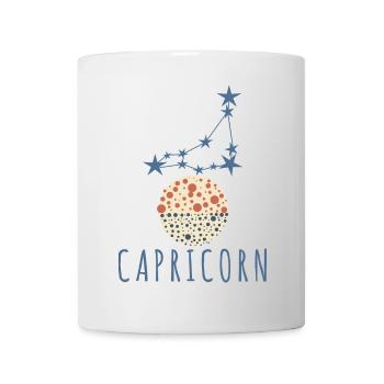 Das Sternbild Steinbock - Tasse - Weiß - Vorne