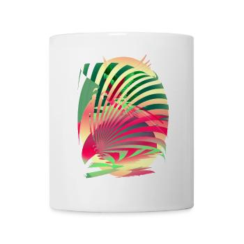 Sonne Papagei Sommer - Tasse - Weiß - Vorne