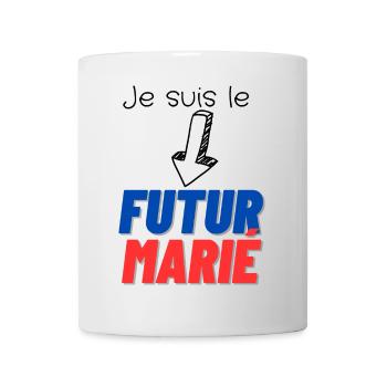EVG futur marié. Enterrement vie célibataire - Mug blanc - blanc - Devant
