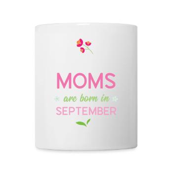 Les meilleures mamans naissent en septembre - Mug blanc - blanc - Devant